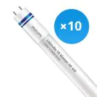 Opakowanie 10x Philips Rura LED T8 MASTER (HF) Ultra Output 24W 3500lm - 830 Ciepła Biel | 150cm - Zamienne 58W