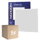 Opakowanie 5x Noxion LED Panel Ecowhite V4.0 28W 3200lm - 830 Ciepła Biel | 60x60cm - UGR 